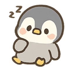 [LINEスタンプ] ぺんぎんのひな きぶんパレード