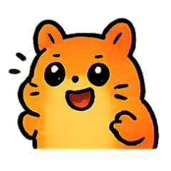 [LINEスタンプ] サンセットハムスター きぶん行進