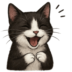 [LINEスタンプ] タキシード猫1222