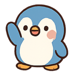 [LINEスタンプ] ふわふわペンギンムードパレード