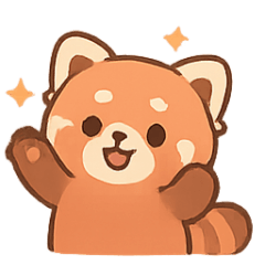 [LINEスタンプ] ふわふわレッサーパンダ気分パレード