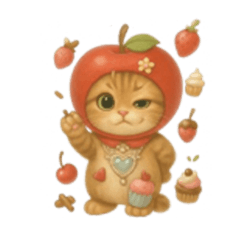 [LINEスタンプ] 無言着ぐるみ猫 2
