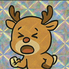 [LINEスタンプ] レトロ風トナカイかわいいスタンプ@SFW