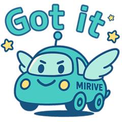 [LINEスタンプ] ハロー！ミラルン（英語版）