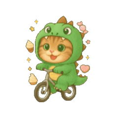 [LINEスタンプ] 動く着ぐるみ無言の小太郎3