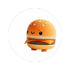 [LINEスタンプ] 癒しMAX！ゆるふわバーガー＆ポテト君2♡ 