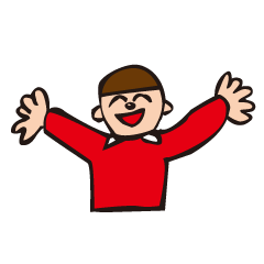 [LINEスタンプ] どんぐり頭の男の子