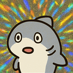 [LINEスタンプ] ネコザメ戦士ズがやってきた@SFW