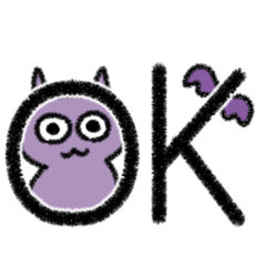 [LINEスタンプ] 黒猫とヨルの夜ふかし