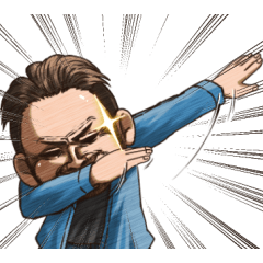 [LINEスタンプ] 鼻水ギャグおじ