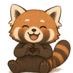[LINEスタンプ] レッサーパンダ日常スタンプ第1弾改