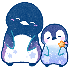 [LINEスタンプ] 星空ペンギン