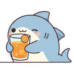 [LINEスタンプ] 食べ物とサメ達