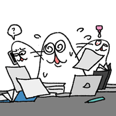 [LINEスタンプ] 正規分布4