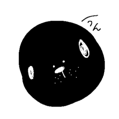 [LINEスタンプ] モノクロアニマルふちどりver