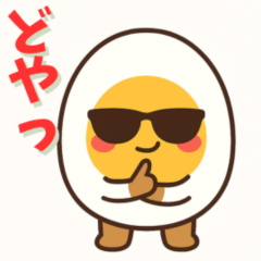 [LINEスタンプ] たまご、しゃべります。