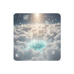 [LINEスタンプ] 雲海の輝き✨️Radiant    Cloud Sea