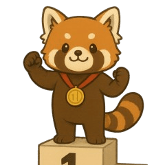 [LINEスタンプ] 世界陸上レッサーパンダ