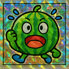 [LINEスタンプ] 爆裂スイカ丸の夏闘魂伝説@SFW