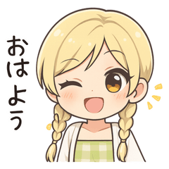 [LINEスタンプ] かわいいちびキャラアイドル♡日常 vol.18