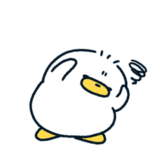 [LINEスタンプ] いぬあひるのぺっぺ〜しんどい〜