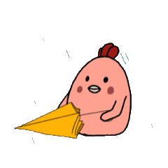 [LINEスタンプ] ニワトリらしき鳥 R7札幌東2 