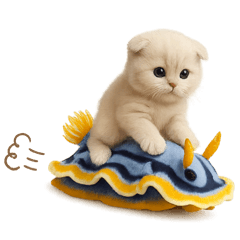 [LINEスタンプ] ネコしてます:色んな「今行く！」2