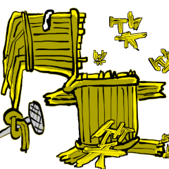 [LINEスタンプ] わら人形