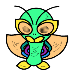 [LINEスタンプ] 風水眼ブルグ
