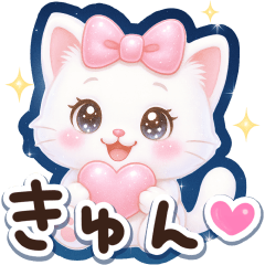 [LINEスタンプ] 【ゆめみるみるちぃ♡】 ぷっくりシール風
