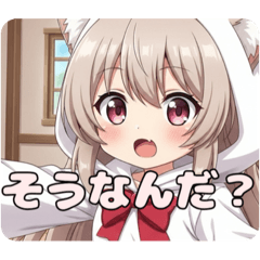[LINEスタンプ] 赤いリボンのみなみちゃんスタンプ