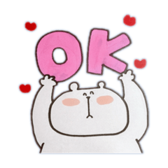 [LINEスタンプ] けめことシロクマの日常