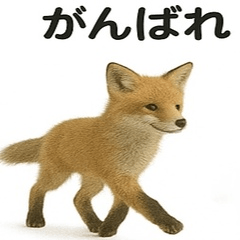 [LINEスタンプ] 子狐に応援される日々