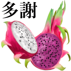 [LINEスタンプ] 南国のドラゴンフルーツ 【台湾語のみ】