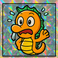 [LINEスタンプ] 海底レトロタツノコ団@SFW