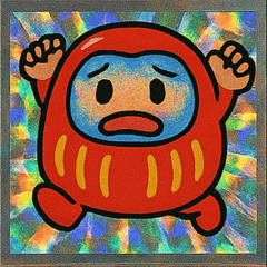 [LINEスタンプ] ダルマ戦士レトロ爆誕団@SFW