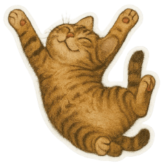 [LINEスタンプ] トラ猫（とらねこ Tora-neko)
