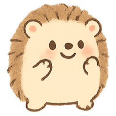 [LINEスタンプ] はりねずみHedgieのまいにち