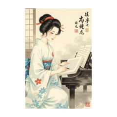 [LINEスタンプ] 日本の昔、美人画スタンプ