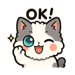 [LINEスタンプ] ふわもこ癒しねこ【ちょっとシュール編】