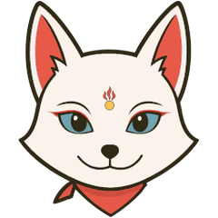 [LINEスタンプ] 白狐のネガティブスタンプ