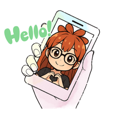 [LINEスタンプ] 赤毛のあたしだぁよ