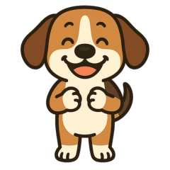 [LINEスタンプ] ごきげんビーグルのほのぼのスタンプ