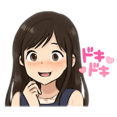 [LINEスタンプ] ちょっと女性アイドル風のスタンプ