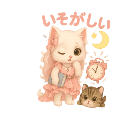 [LINEスタンプ] 愛らしい猫たちよくつかうことば59