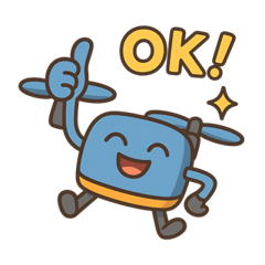 [LINEスタンプ] 脱力ドローンの日常スタンプ