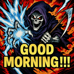 [LINEスタンプ] 死神【戦闘モード】