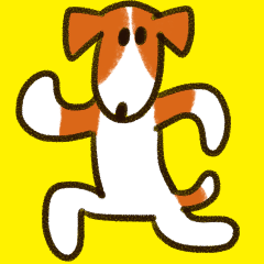 [LINEスタンプ] 【動く】ビーグルくん