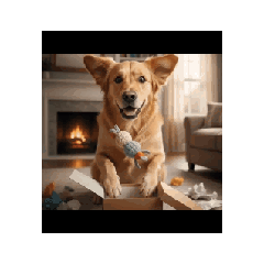 [LINEスタンプ] 犬の動画スタンプ