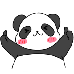 [LINEスタンプ] ぱんパンダスタンプ -1-